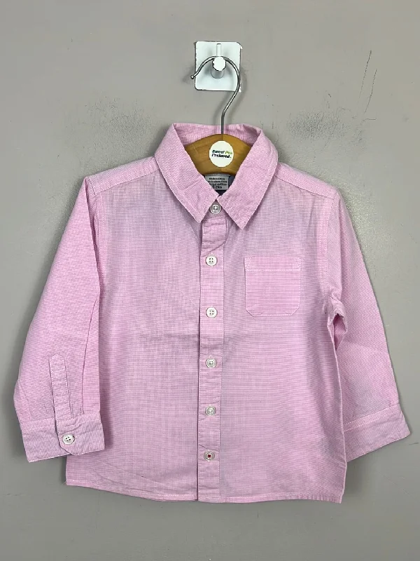 Mamas & Papas Pink Shirt 18-24m