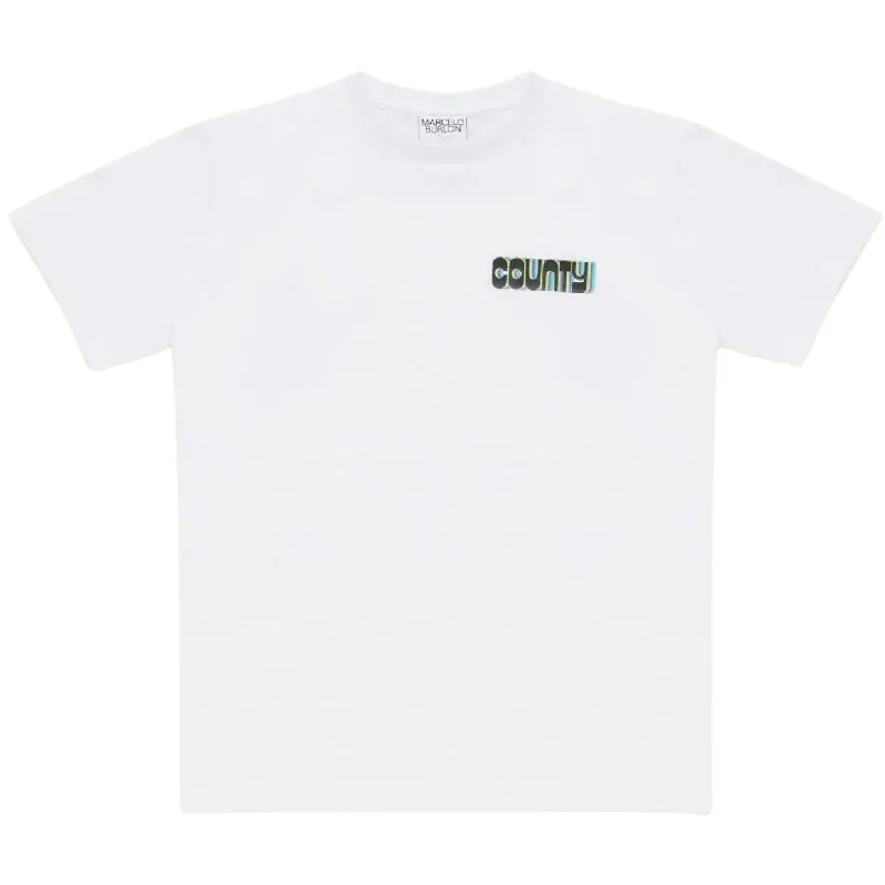 Marcelo Burlon Optical Cross White T-Shirt