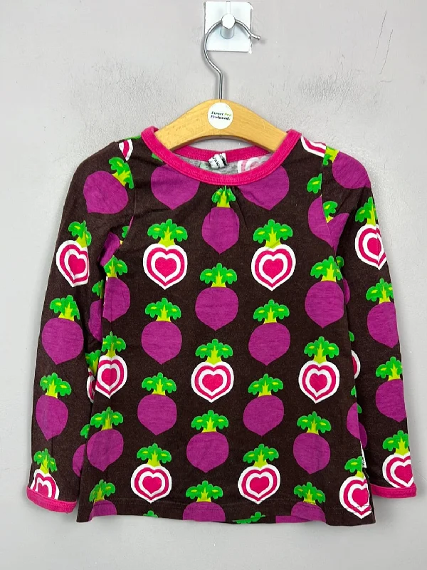 Maxomorra Beets A Line T-shirt 4y