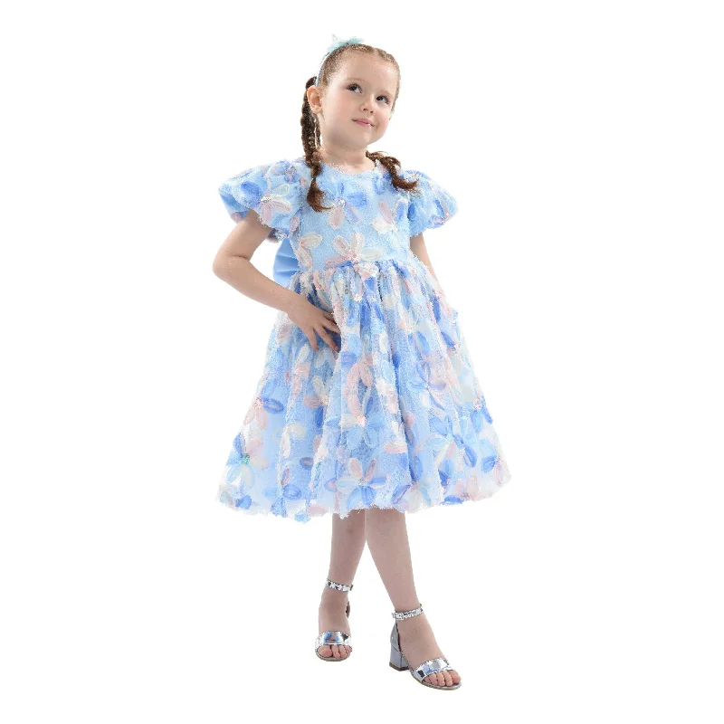 Blue Daisy Party Dress