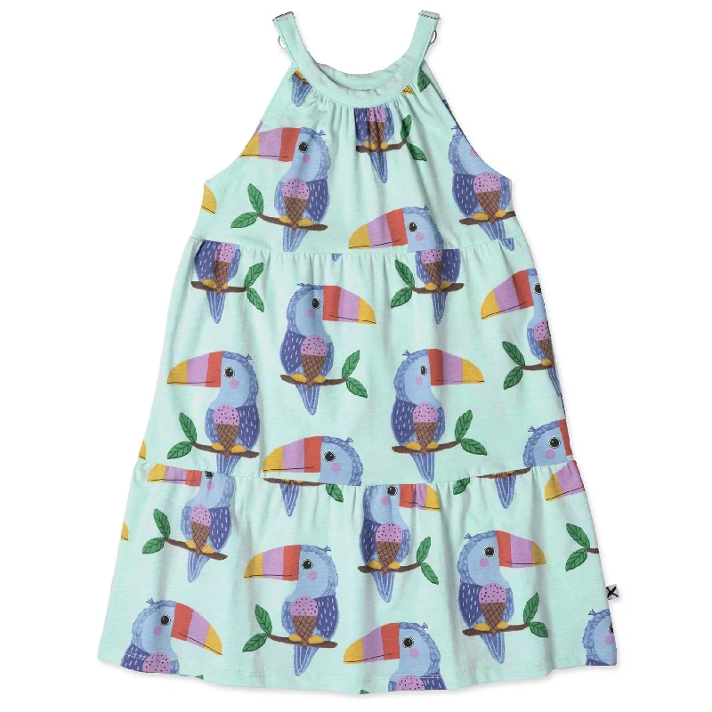 Minti Icecream Toucan Dress - Mint Marle