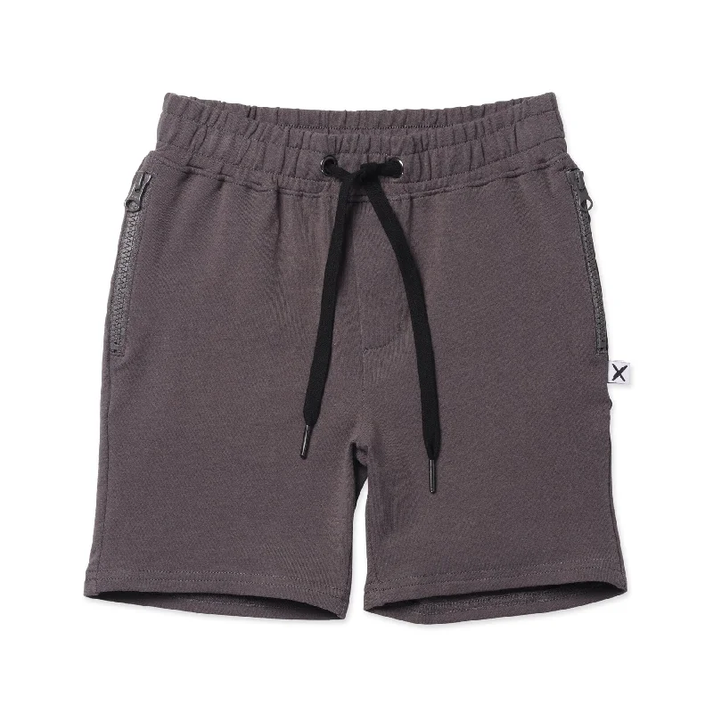 Minti Zipped Short - Dark Slate