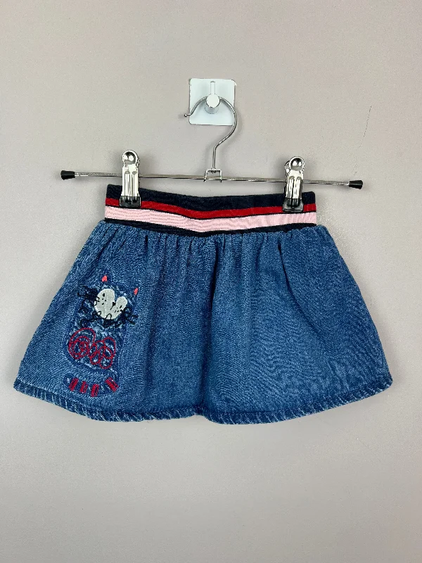 Next kitten pull on skirt 6-9m