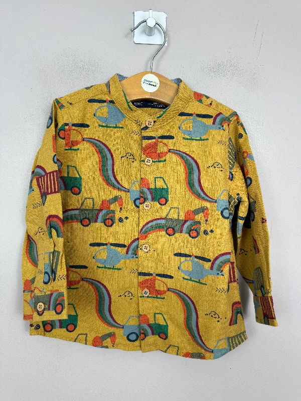 Next Mustard Digger Shirt 12-18m