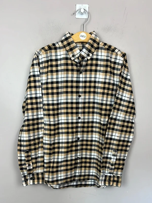 Next tan check shirt 10y