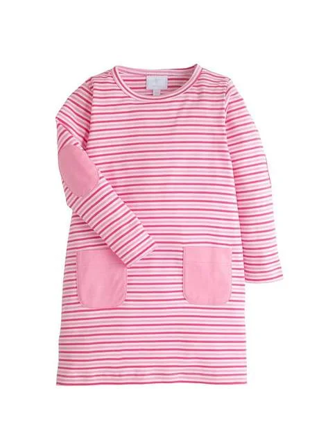 North Rivers Dress-Pink Stripe