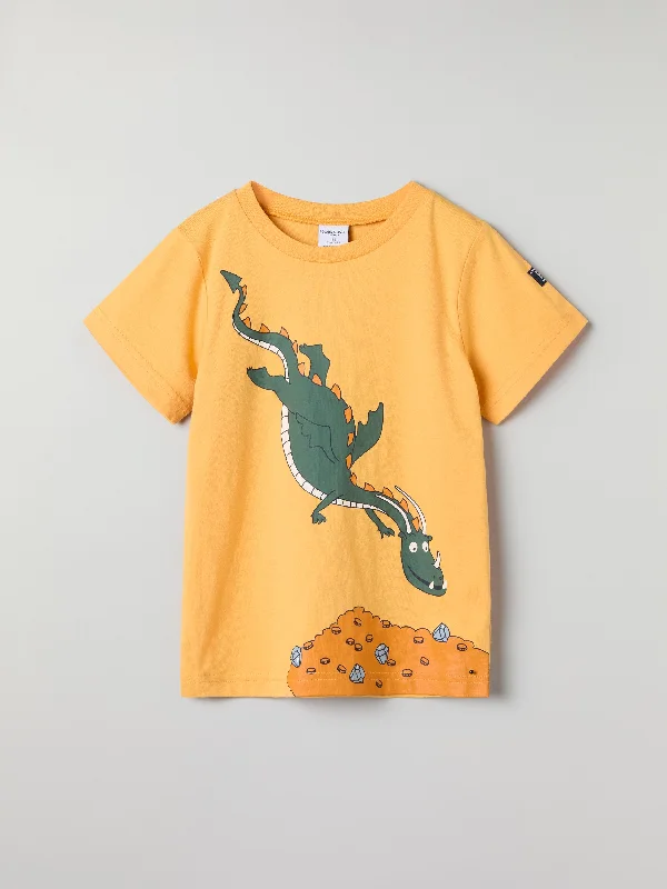 Organic Cotton Kids Dragon Print T-shirt