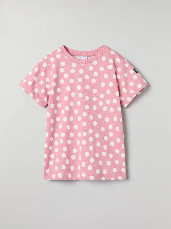 Polka Dot Print Kids T-Shirt