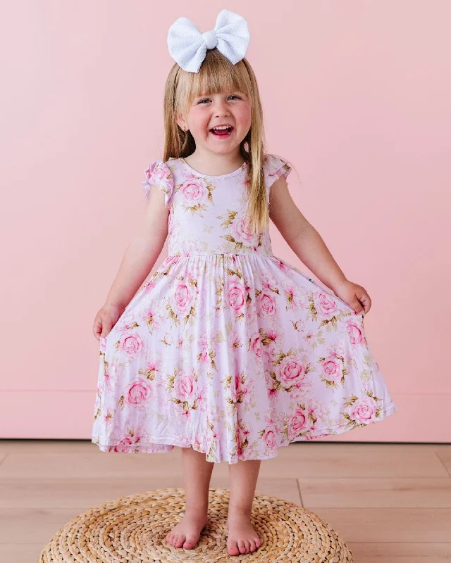 Rosey Moments Girls Dress & Shorts Set