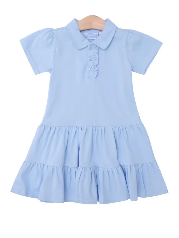 Ruffle Polo Dress