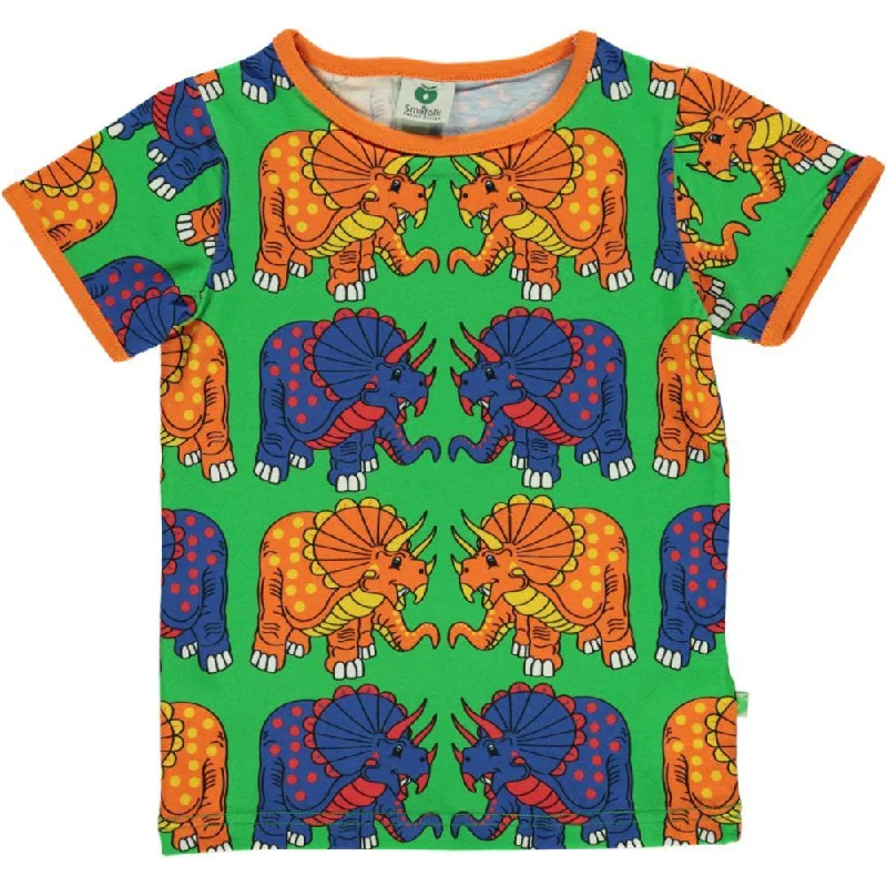 Dinosaurs Short Sleeve T-Shirt - Green - 1 Left Size 11-12 years