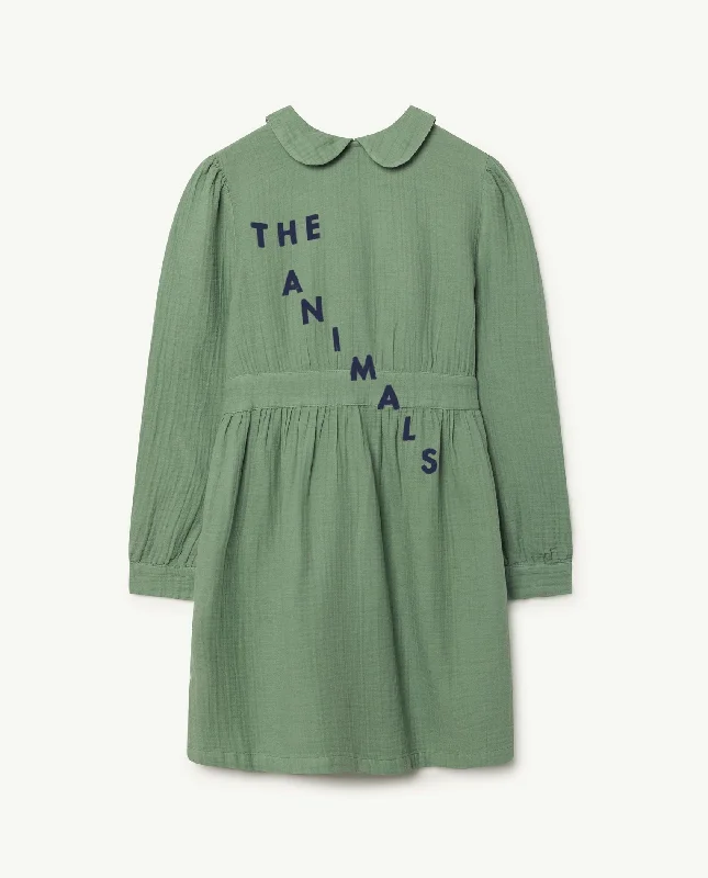 The Animals Observatory Canary Dress - Green