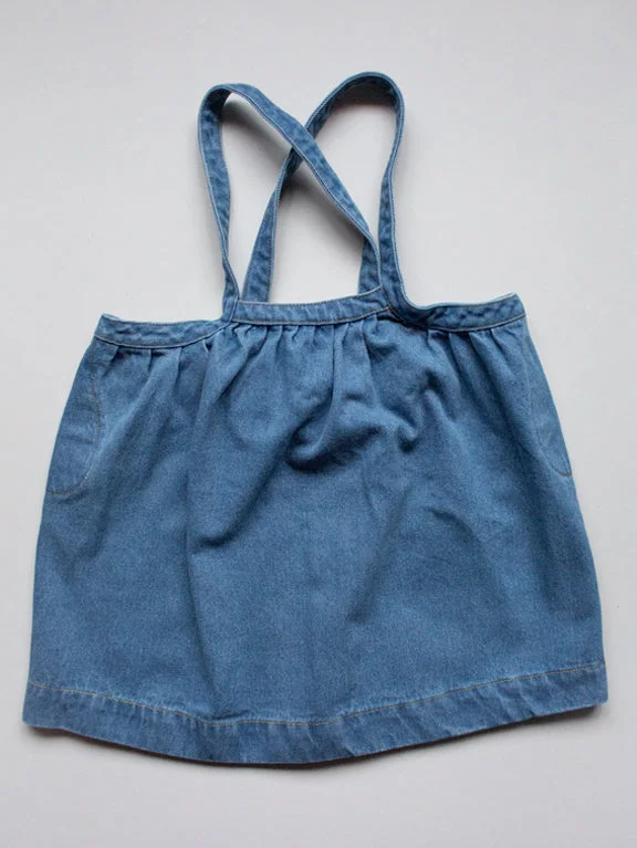 The Oversized Denim Pinafore