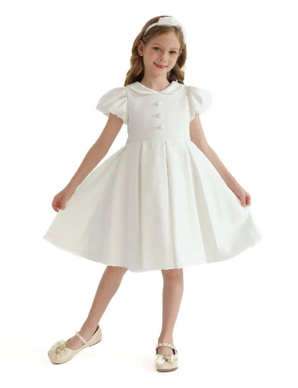 Ivory Barrymore Teacup Button Dress