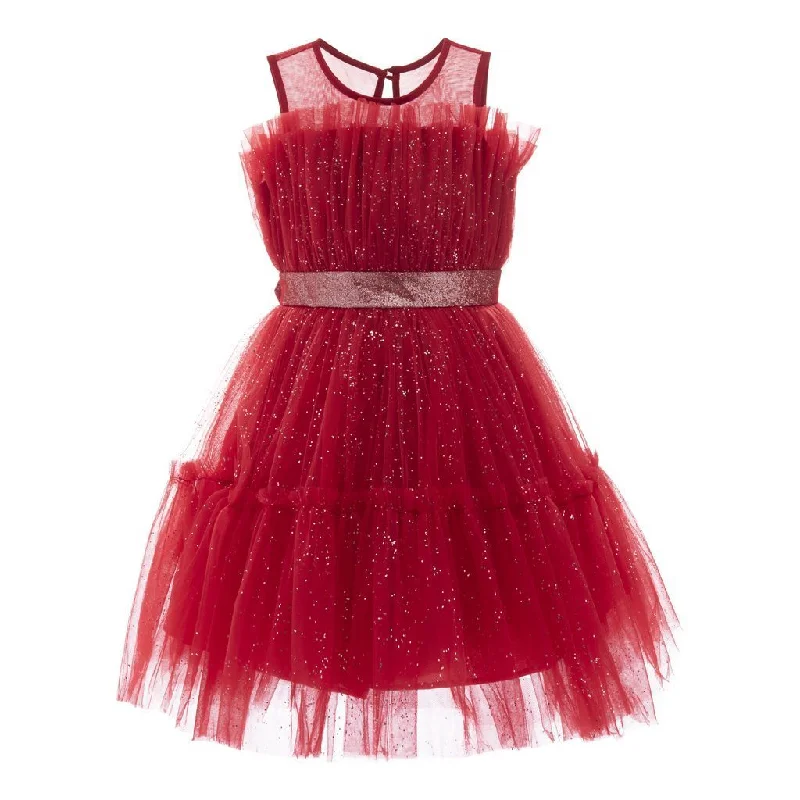 Red Ohlone Bouquet Dress