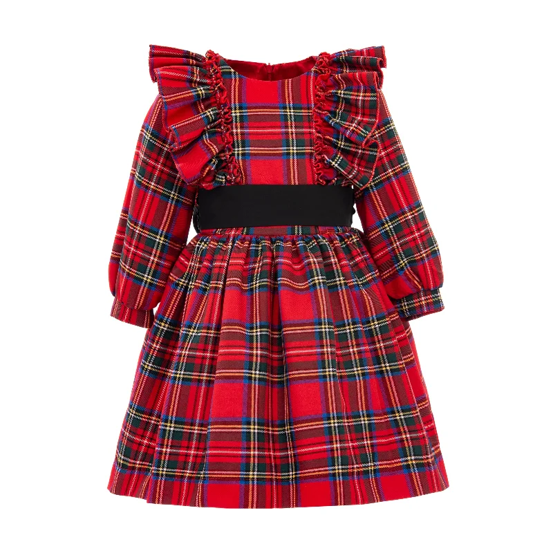 Red Pepperlane Plaid Dress