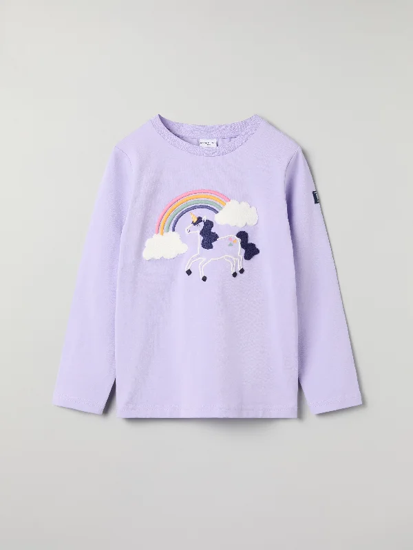 Unicorn Print Kids Top