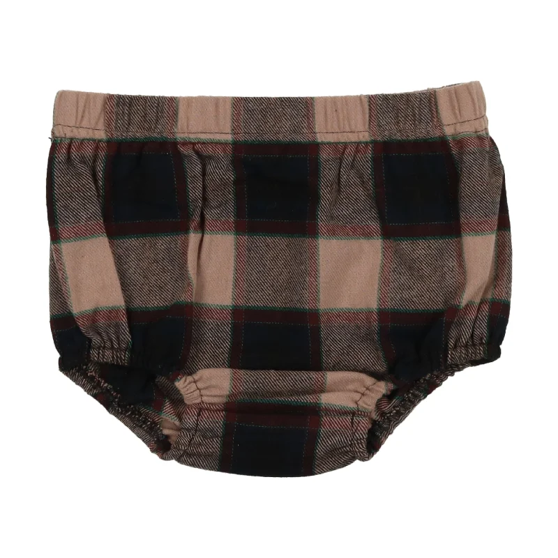 URBANI NAVY PLAID BLOOMER [Final Sale]