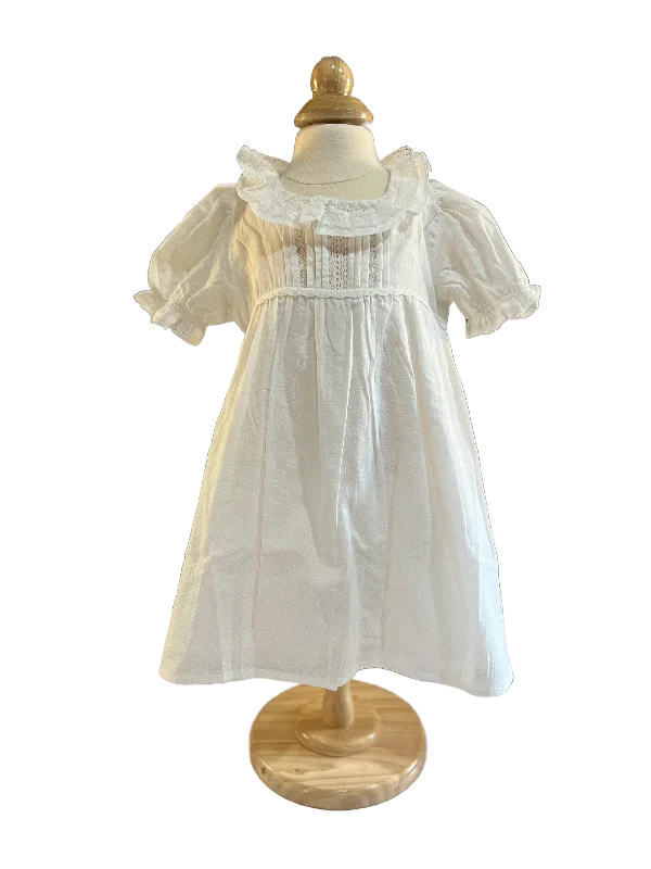 Vanessa Dress Swiss Dobby White