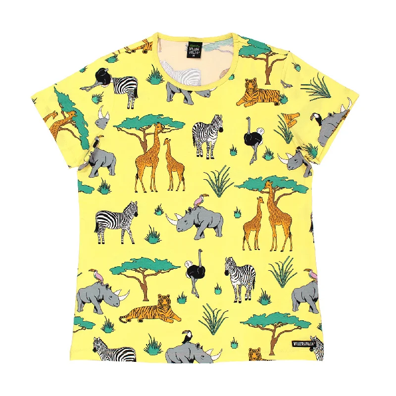 Adult's Safari Short Sleeve Shirt in Lemon