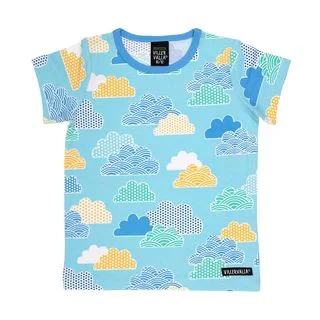 Cloud Short Sleeve Shirt - Pool - 2 Left Size 8-10 years