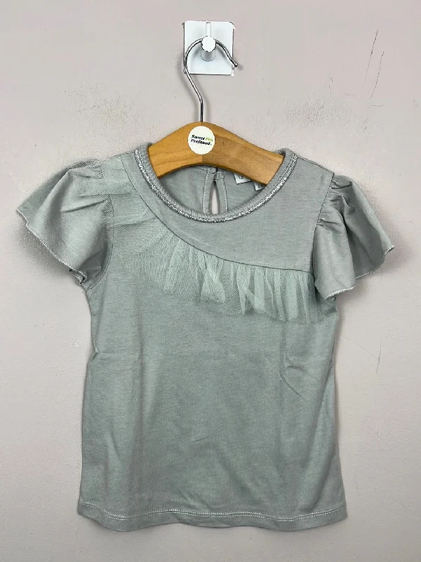 Wild & Gorgeous grey t-shirt 2-3y