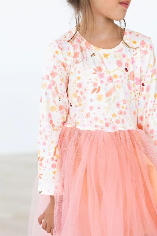 Wild Paintbrushes L/S Tutu Dress