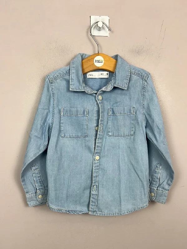 Zara Chambray shirt 2-3y