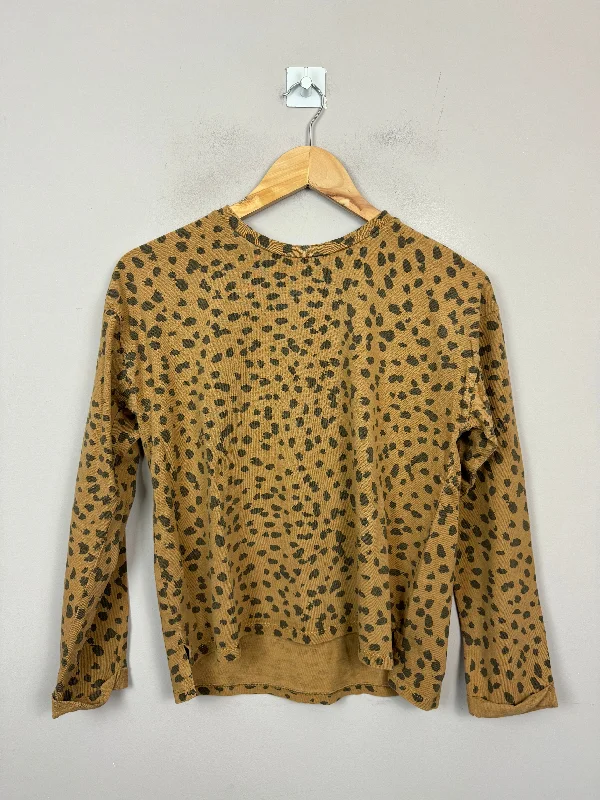 Zara Tan Long Sleeve T-Shirt 13-14y