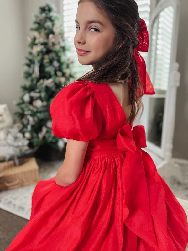 Delia Girls Red Christmas Dress