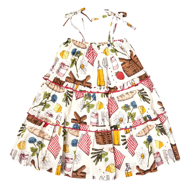 Girls Garden Dress - Parisian Picnic