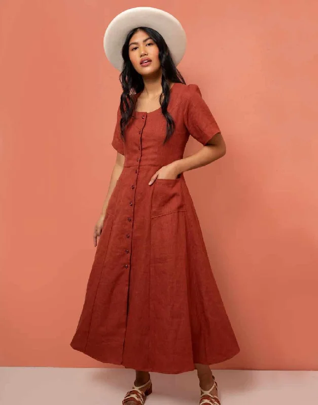 The Hughes Dress Sewing Pattern, Friday Pattern Company