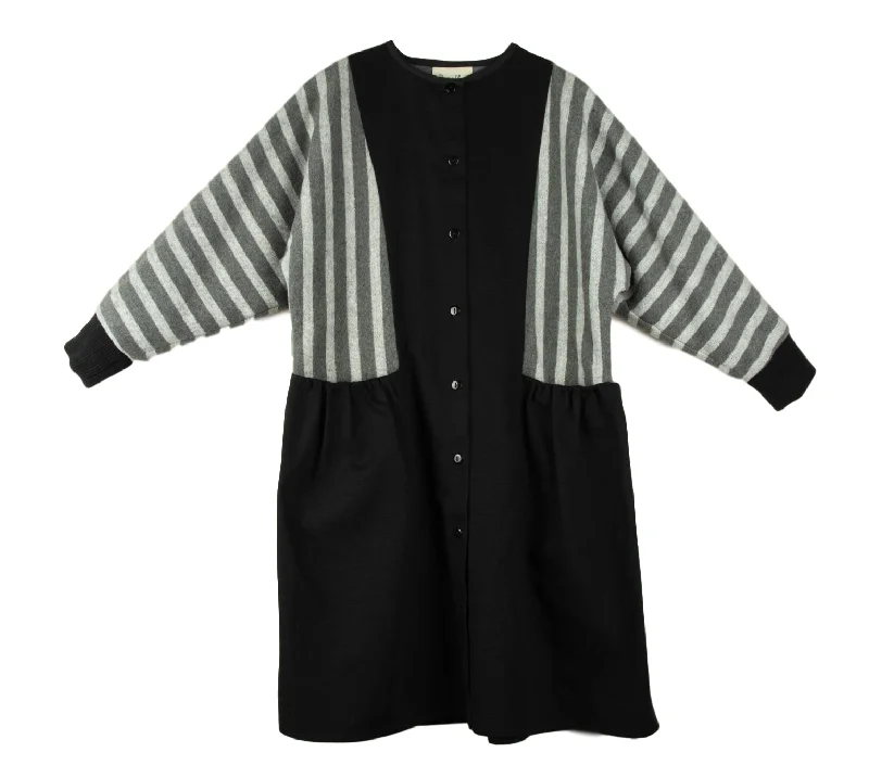 Popelin Side Striped Dress