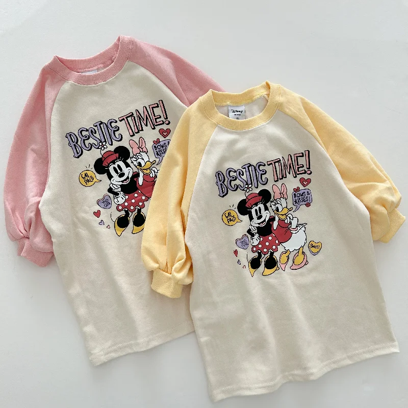 Toddler Disney Bestie Time Raglan Dress (1-6y) - 2 Colors