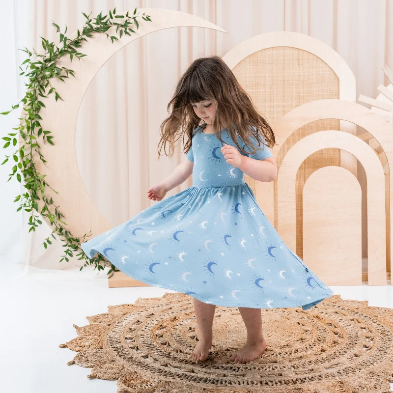 Twirl Dress in Boho Moon